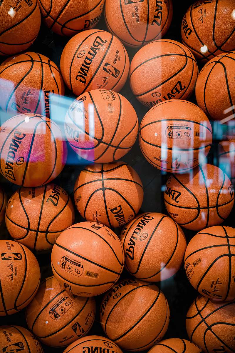 helmet brown Spalding basketball lot sphere