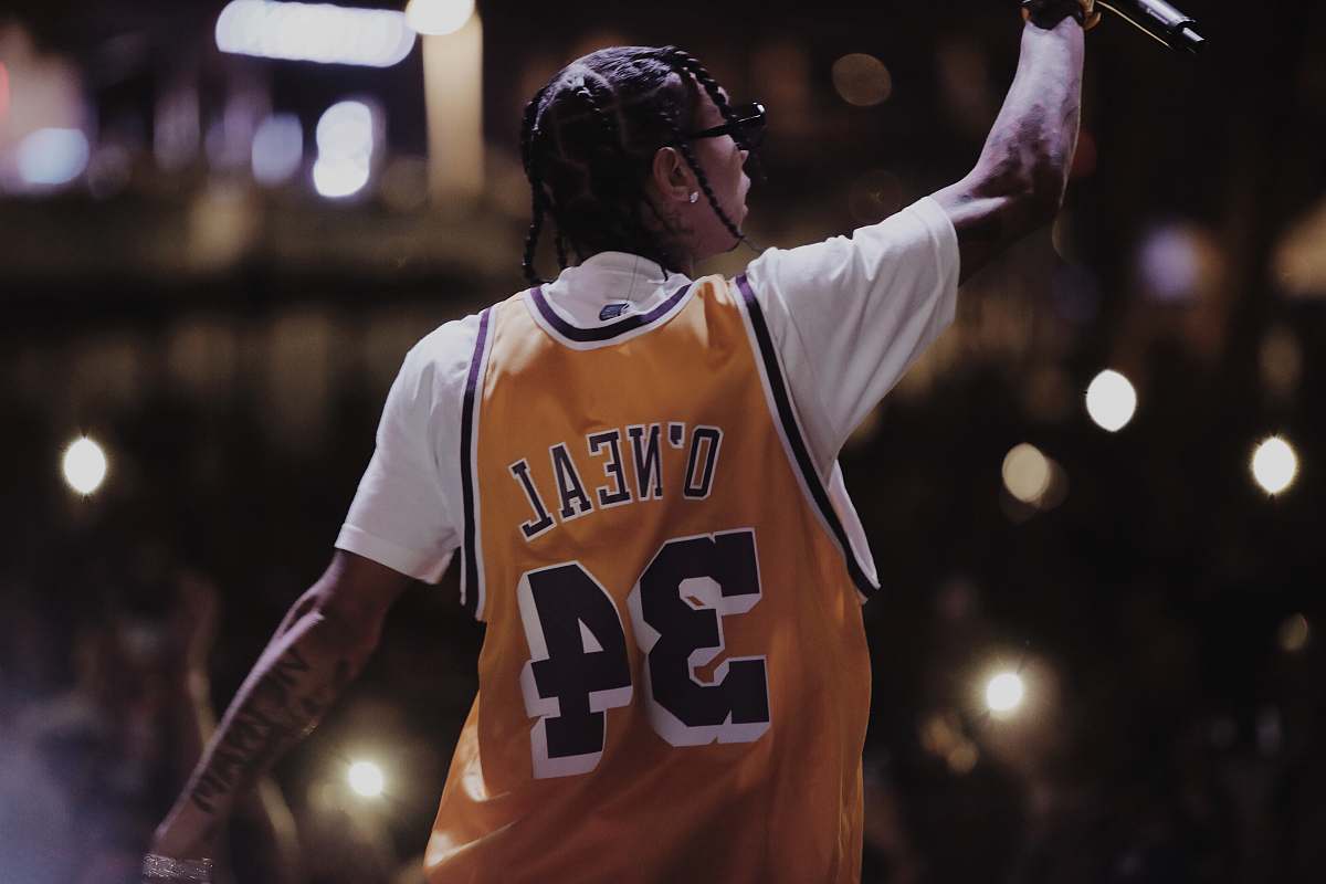 human man wearing yellow O'neal 34 jersey person