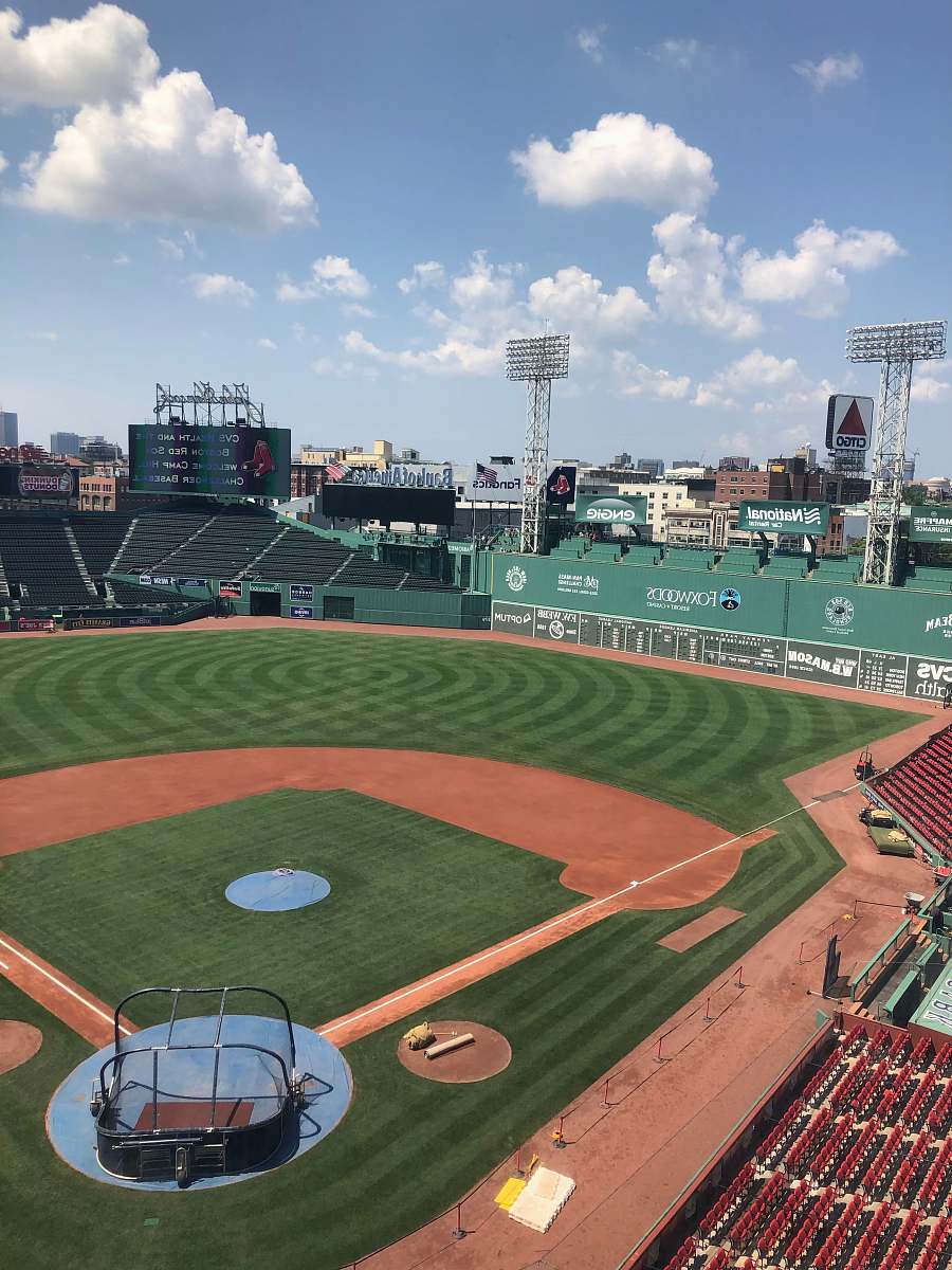 stadium baseball field fenway park