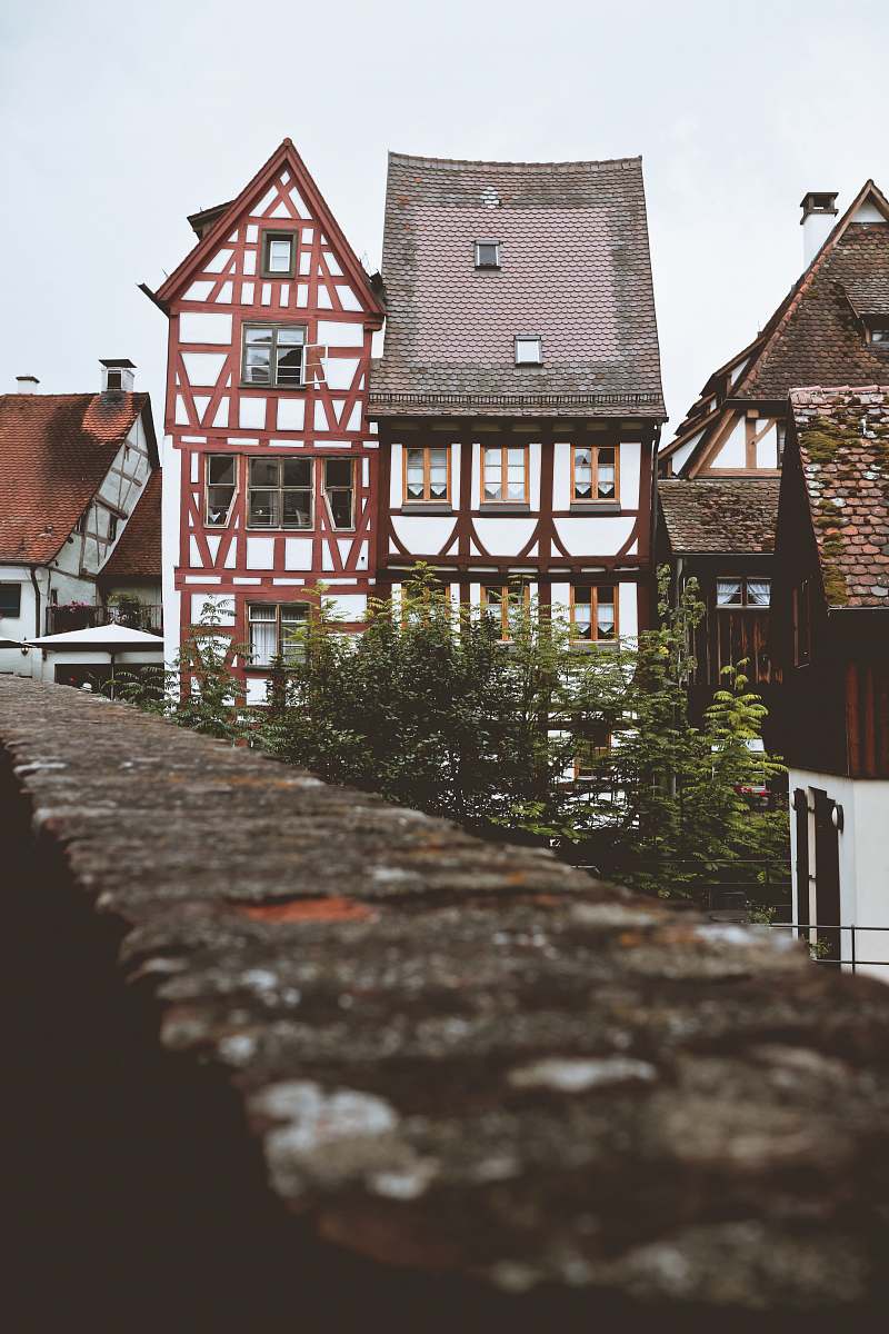 cottage architectural photography of white and brown house house