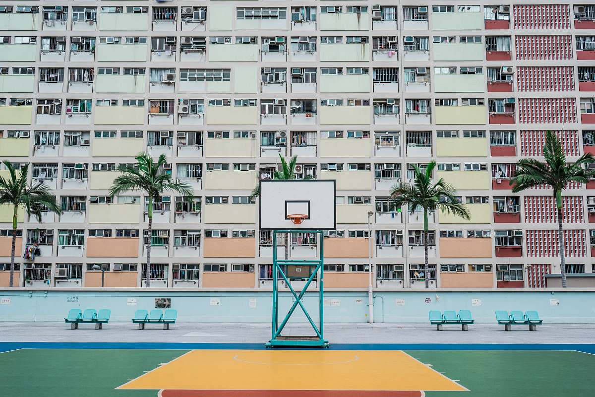 urban white and green basketball hoop choi hung estates