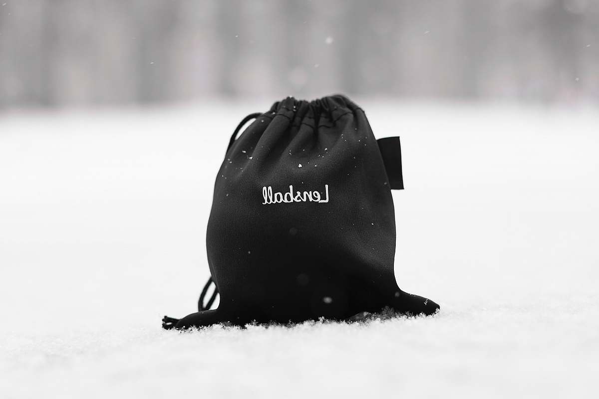 black-and-white black and white Lenshall drawstring bag apparel