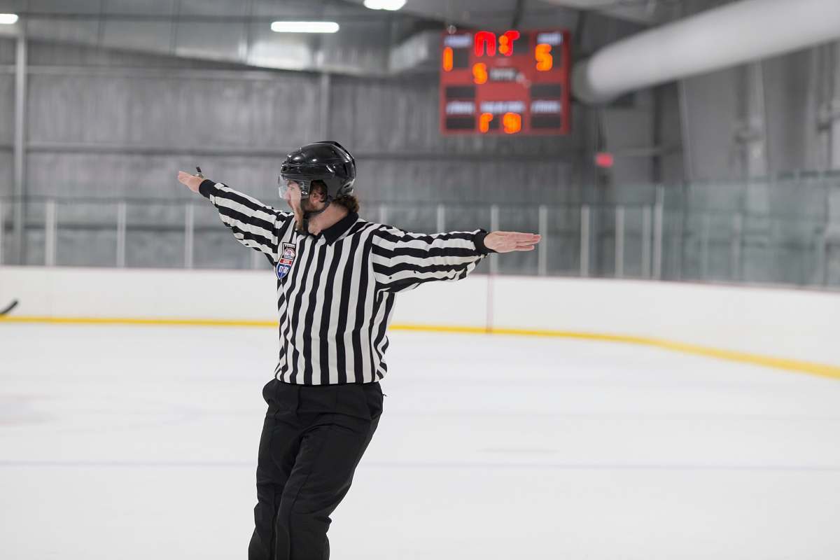 Apparel Ice Hockey Referee Helmet Image Free Photo