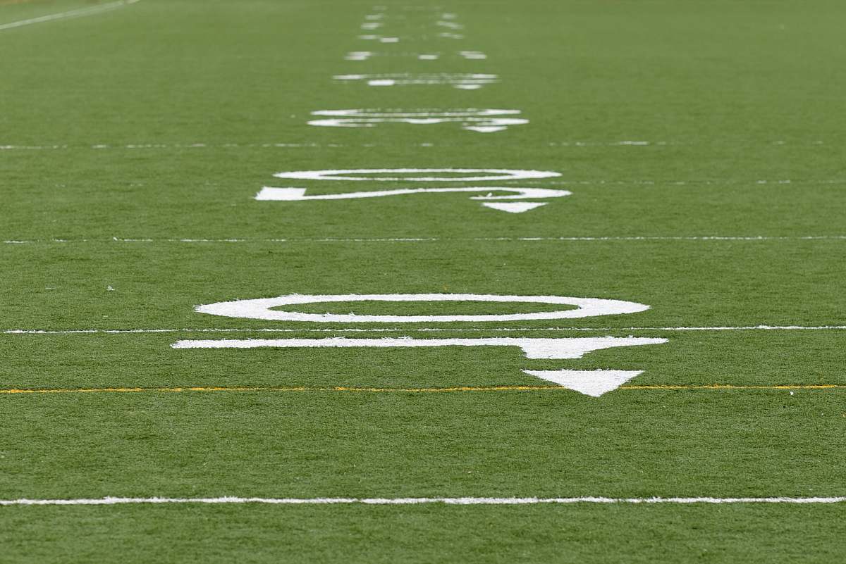 building American football field football field