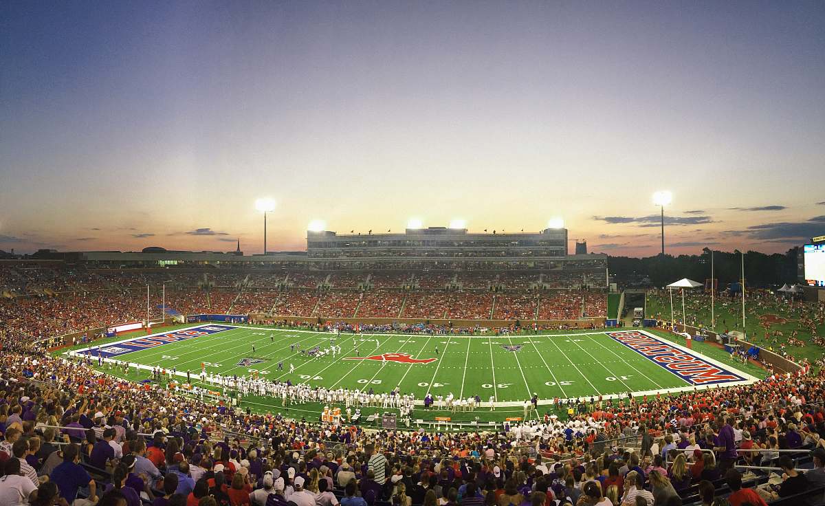 building football field field