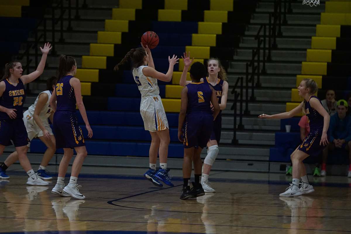 person girls playing basketball inside court apparel