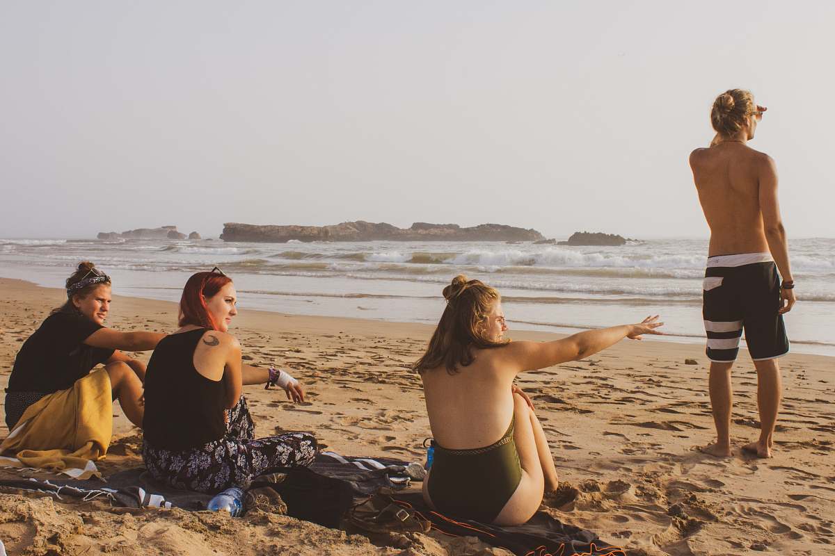person group of people on beach people