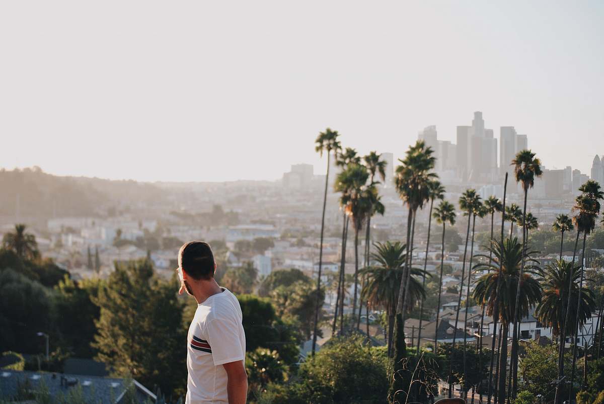 person man wearing white t-shirt apparel