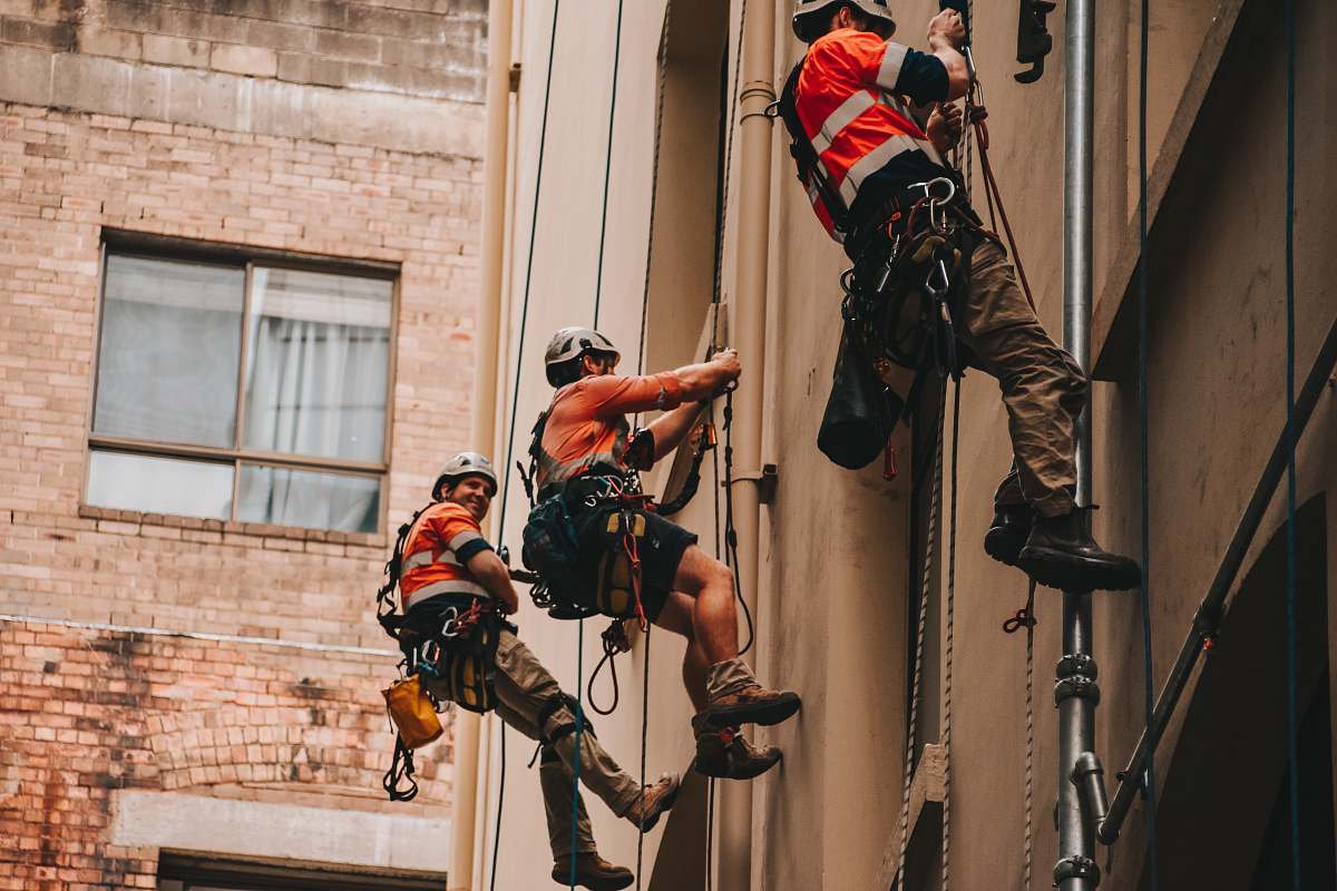person people climbing using rope during daytime sydney