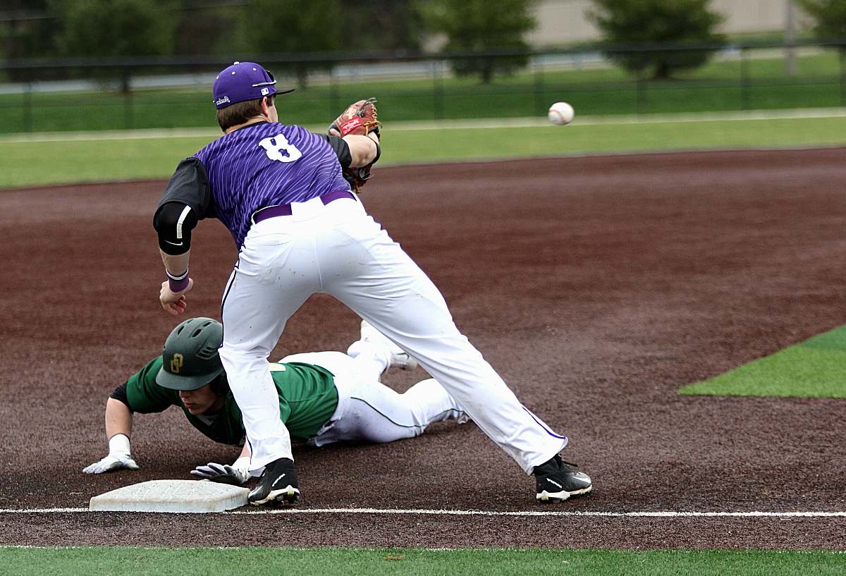person two men playing baseball game apparel