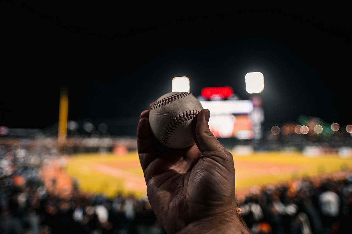 person white baseball sports