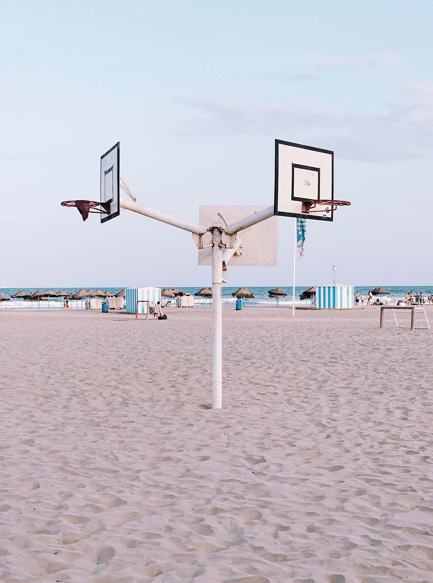 people white basket ball hook person