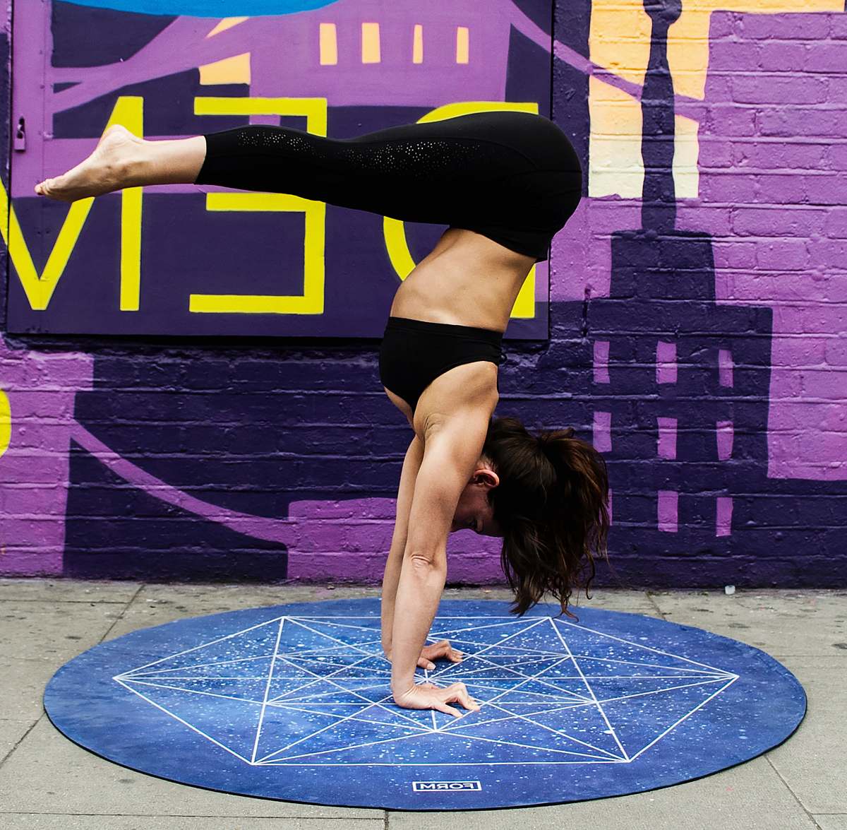 person woman doing yoga poses people