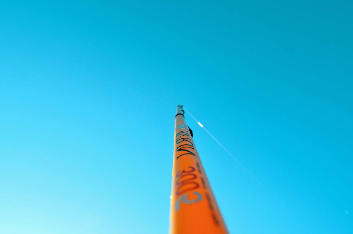 nature low-angle photography of rod sky