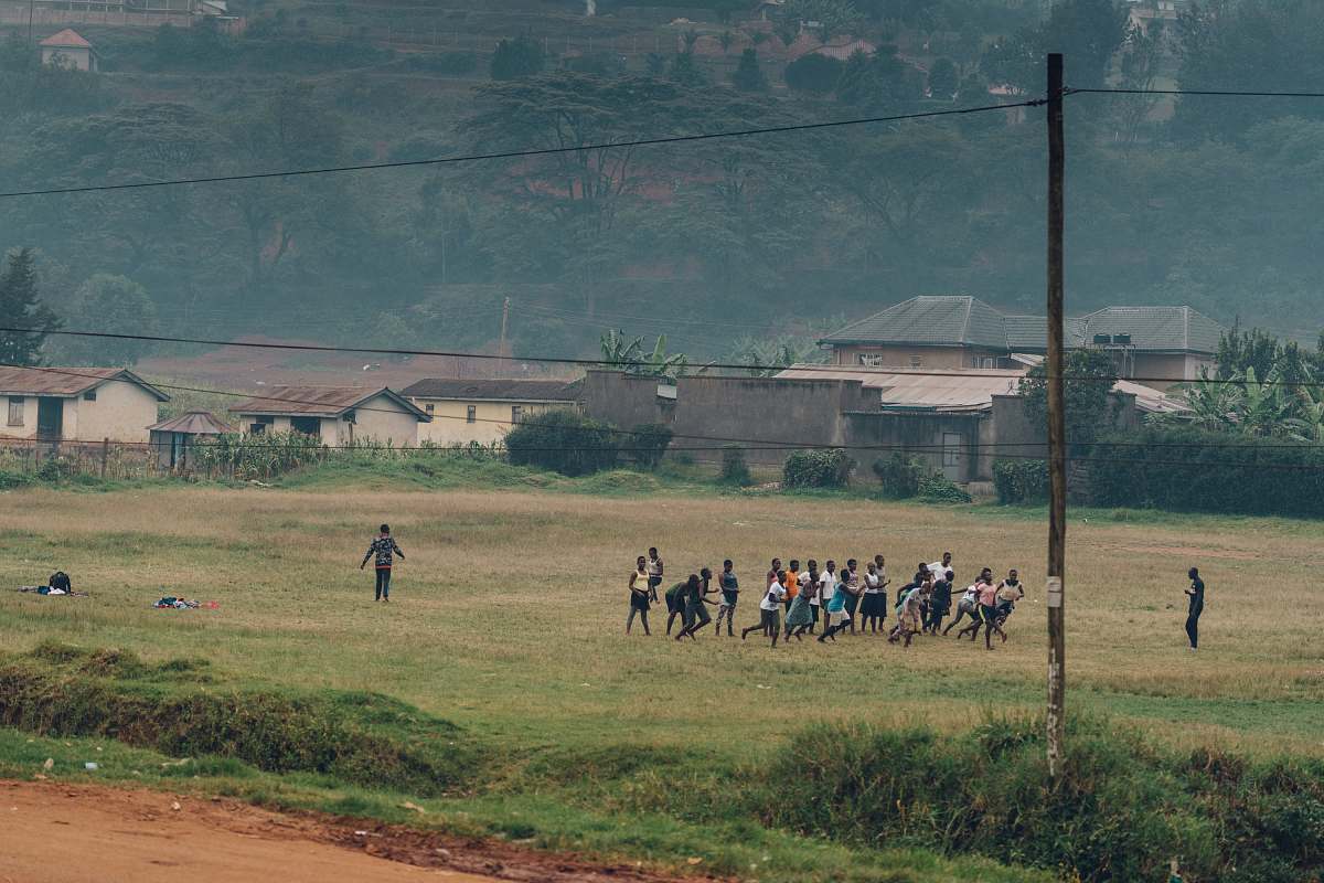 human group of people on green grass field field