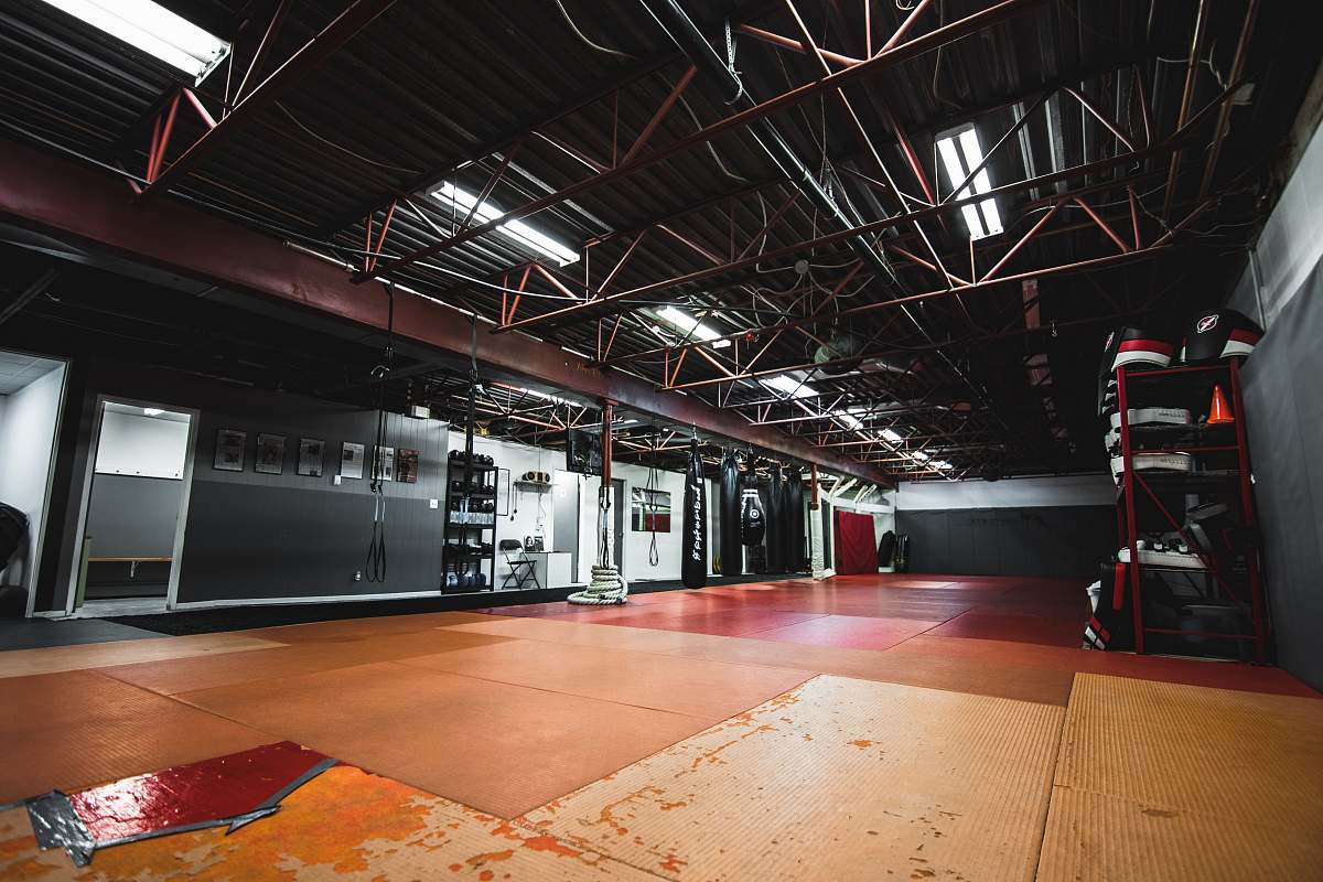flooring red metal ceiling frame floor