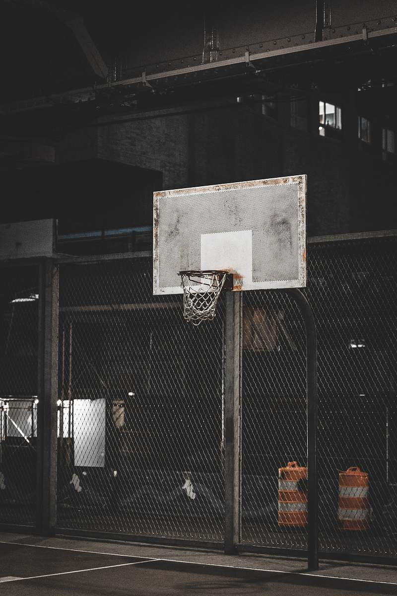 basketball gray basketball hoop basketball court