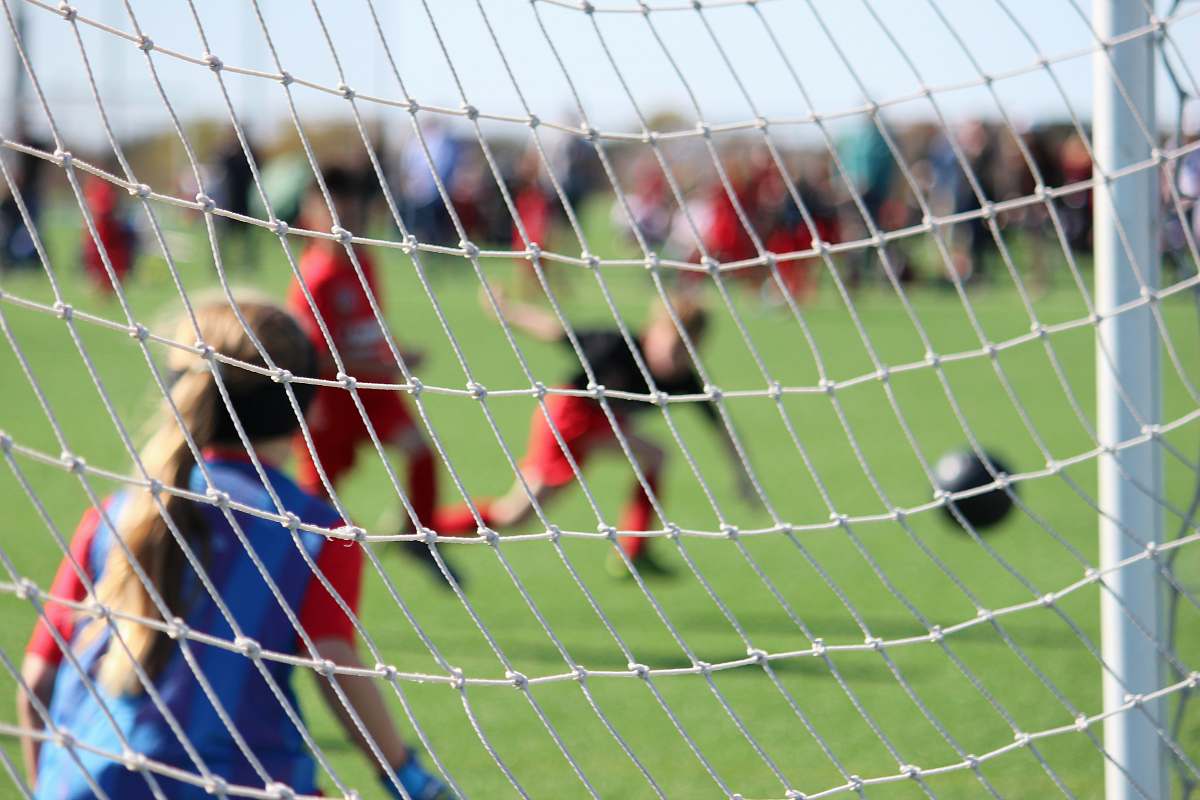 people people in green field watching soccer ball during daytime person
