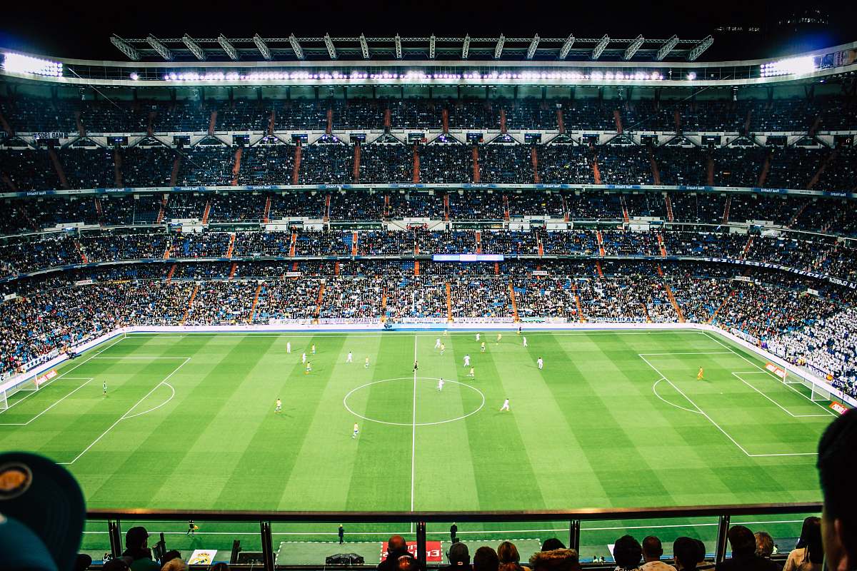 building soccer field arena