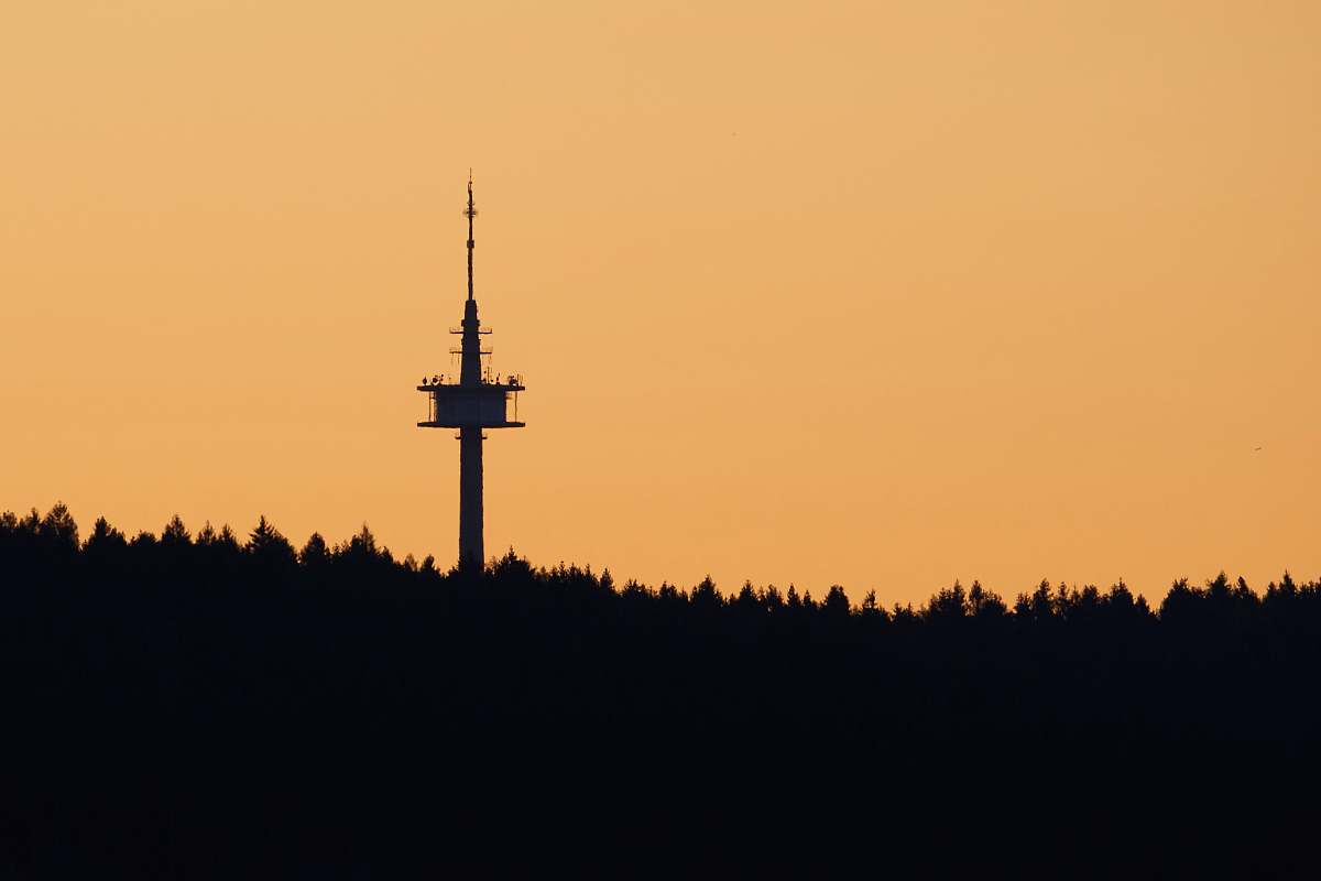 building silhouette photography of tower spire