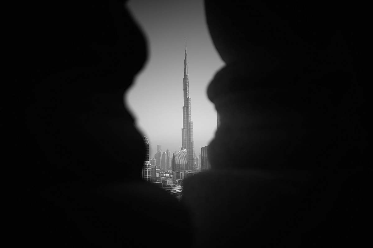 building Burj Khalifa, Dubai tower