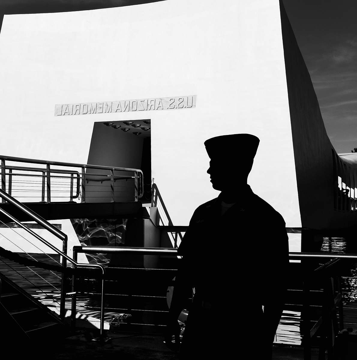human man at the USS Arizona Memorial person