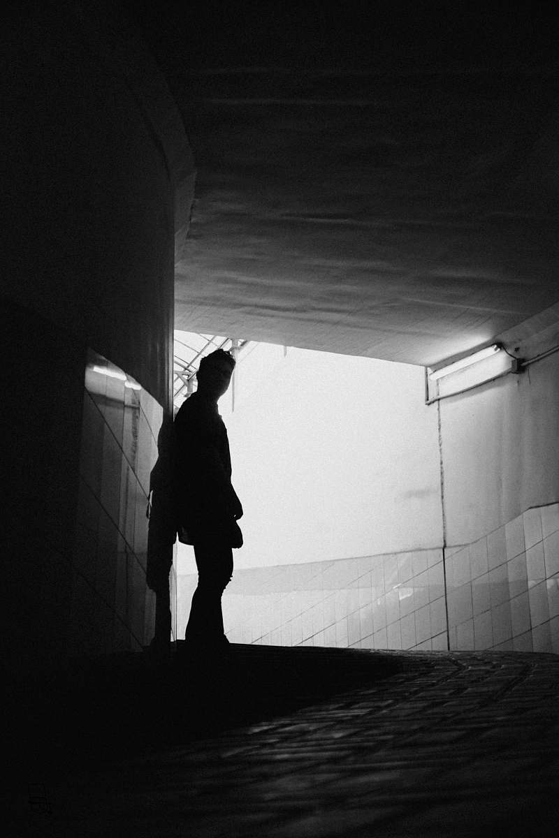 silhouette silhouette of standing person human