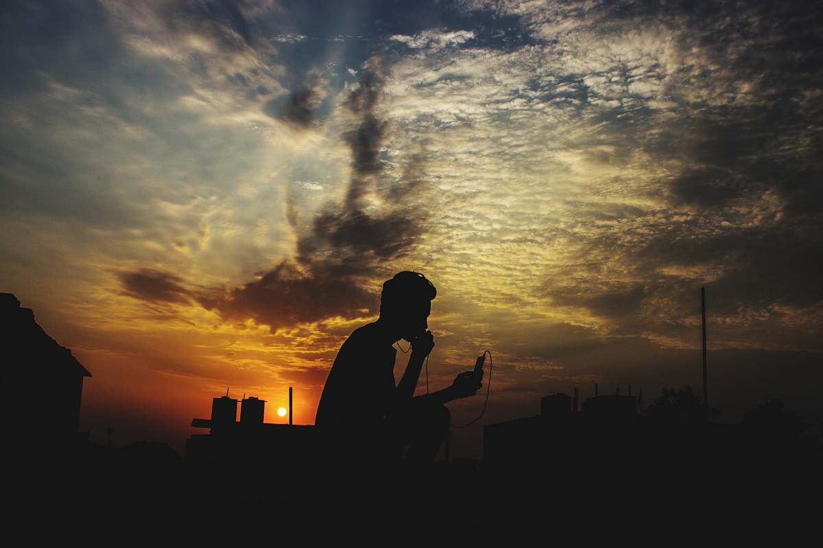 person silhouette photo of person nature