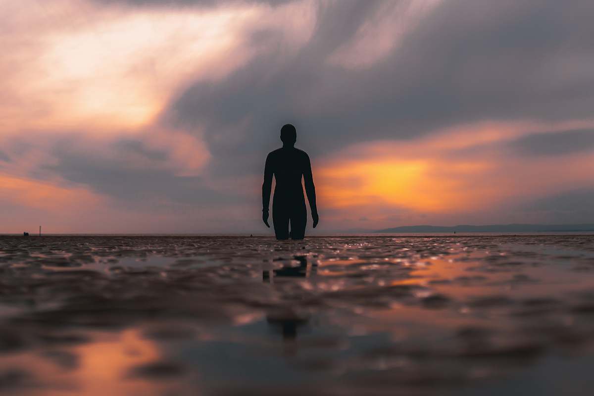 person silhouette photo of person standing standing