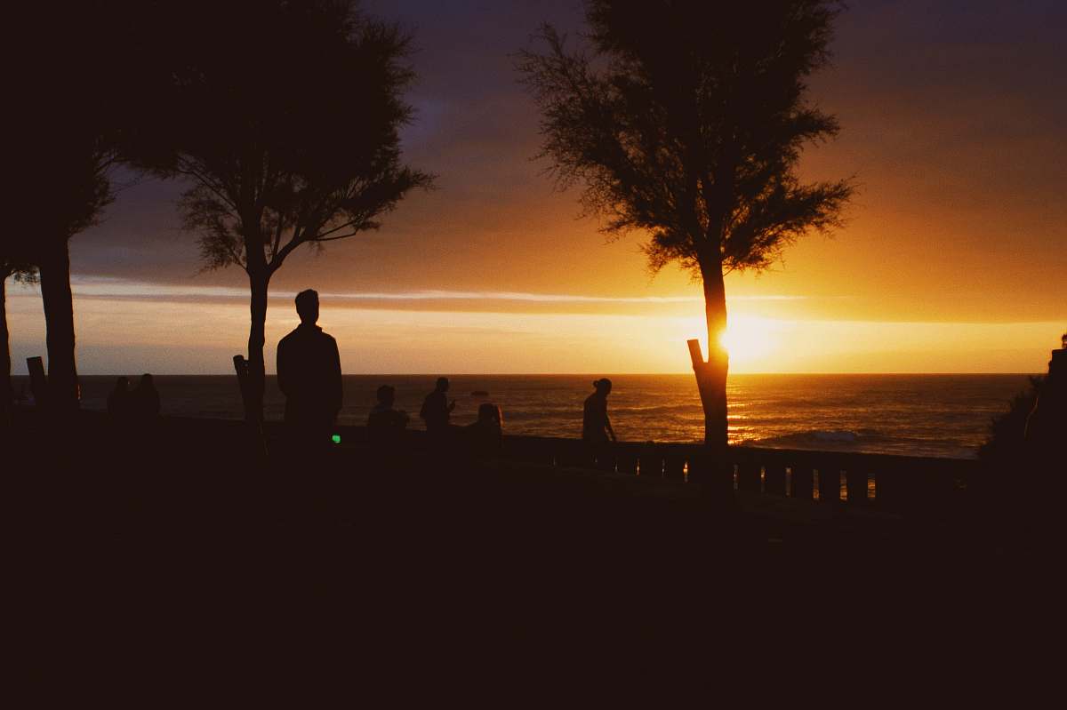 sunset  human