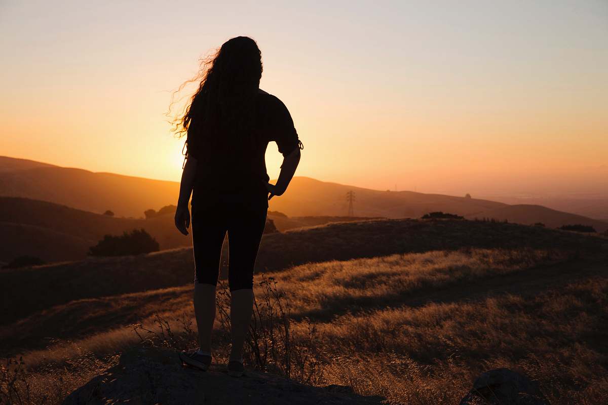 human silhouette photography unknown person standing outdoors person
