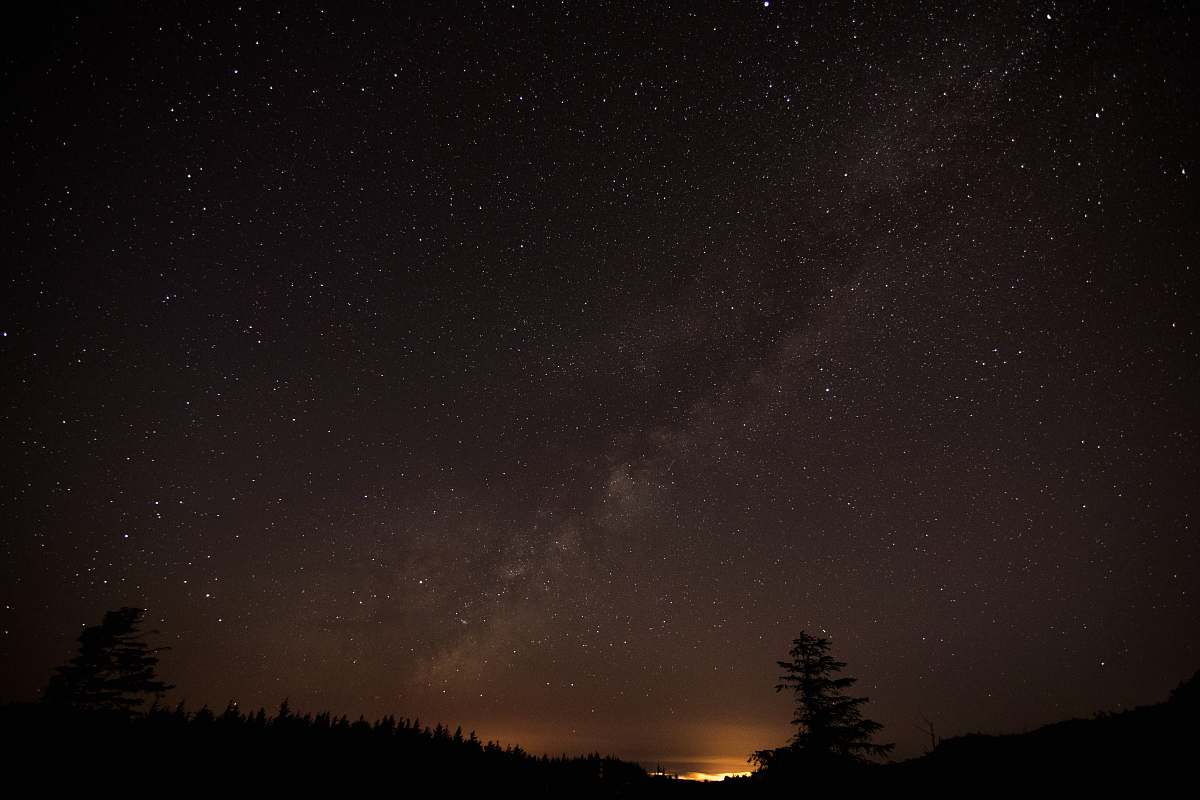 sky photo of milky way ireland