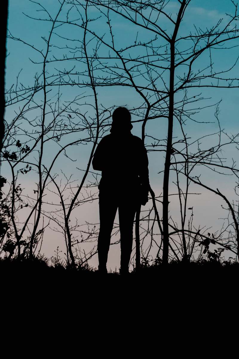 silhouette silhouette of woman photograph human