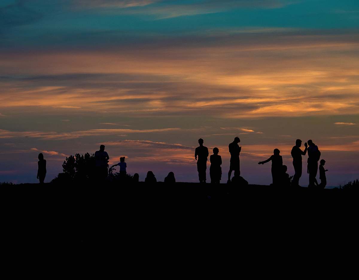 human group of people silhouette photography person