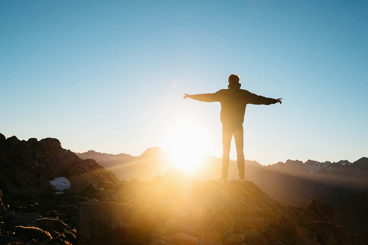 person person standing on hill new zealand