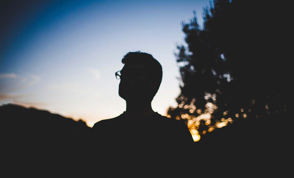man photography of silhouette of man male