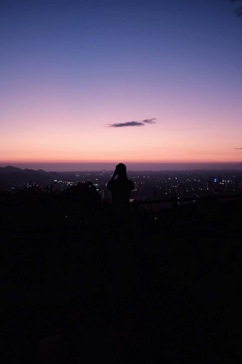 nature silhouette of man photograph outdoors