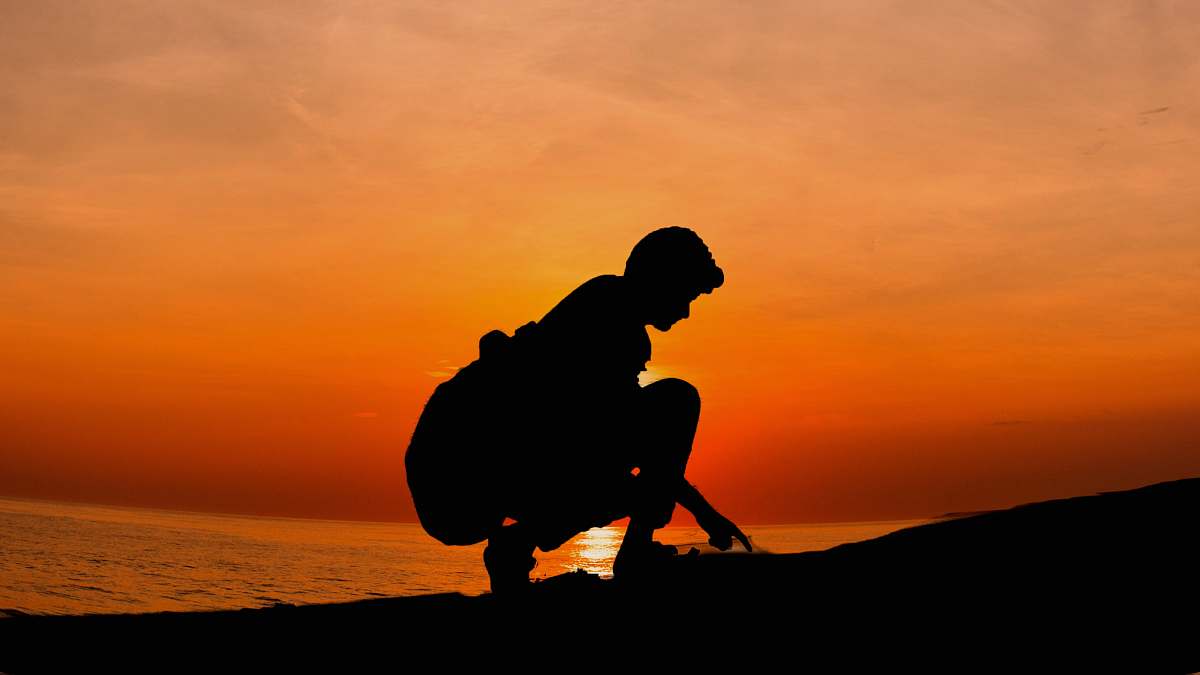 person silhouette of man photograph human