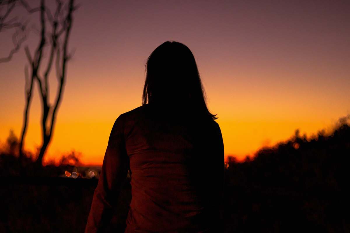 person silhouette of person human
