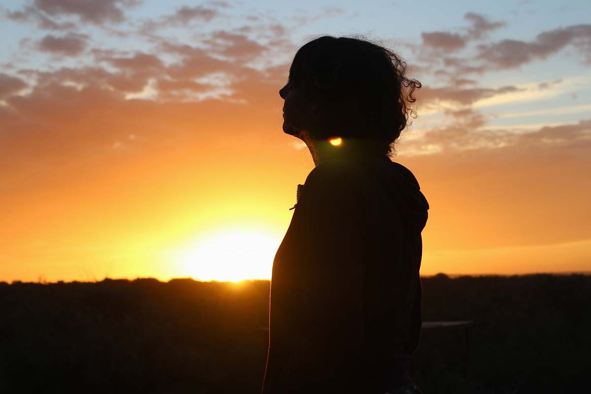 human silhouette photo of woman person