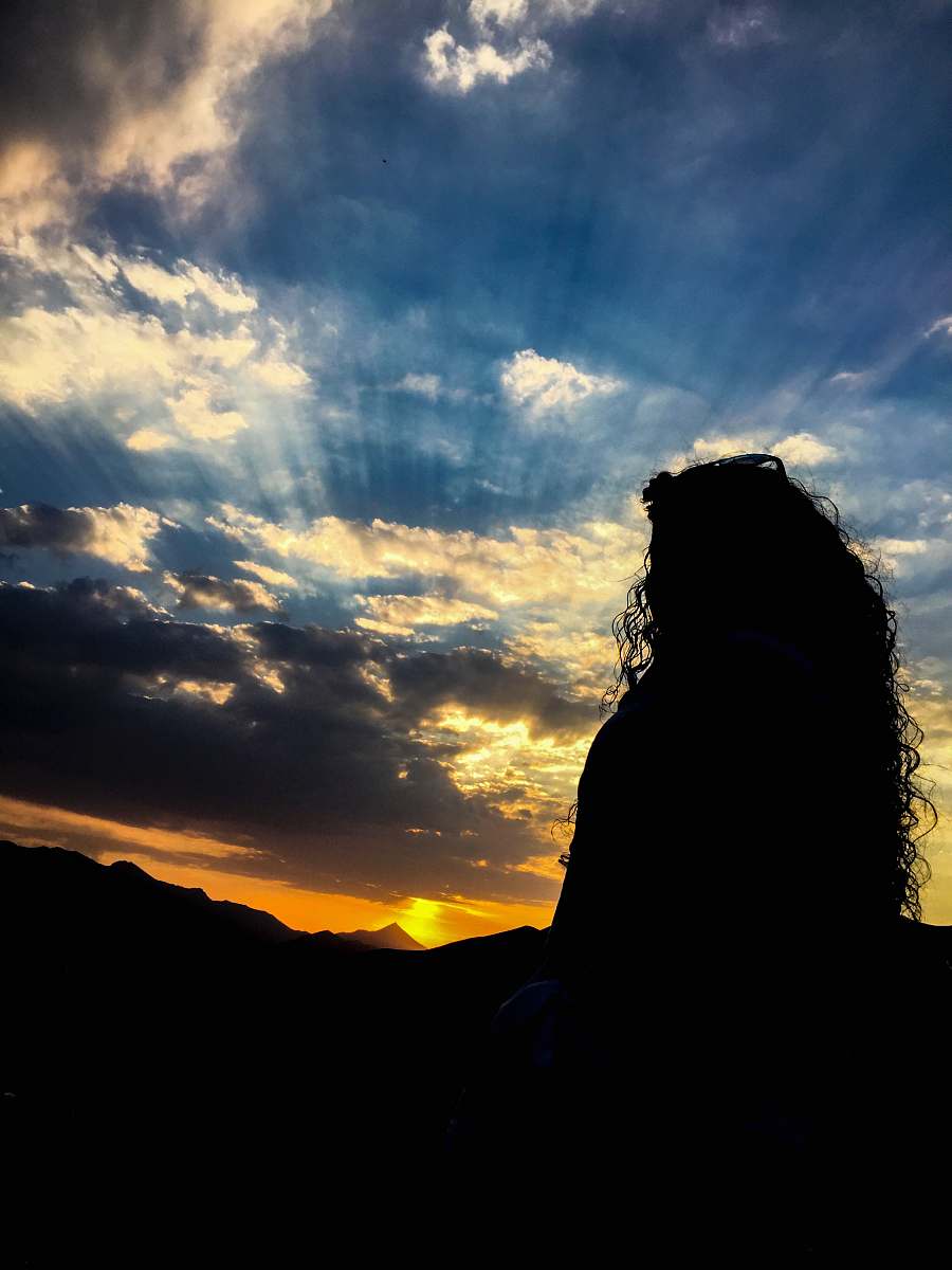 nature silhouette photography unknown person standing outdoors
