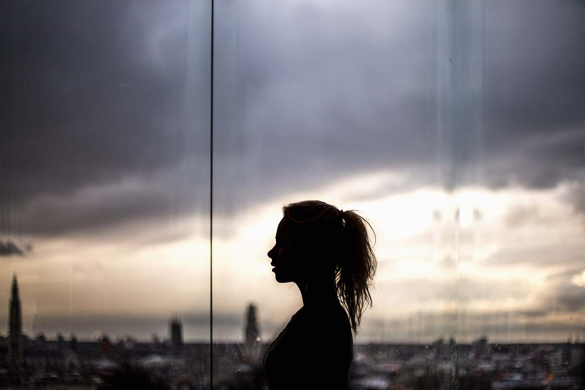 sky silhouette woman photography woman