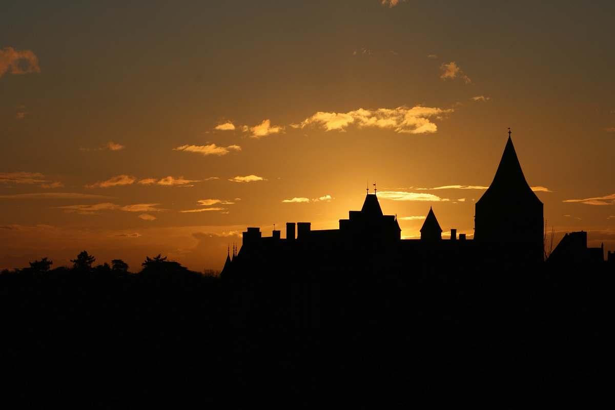 nature sun shining on buildings outdoors