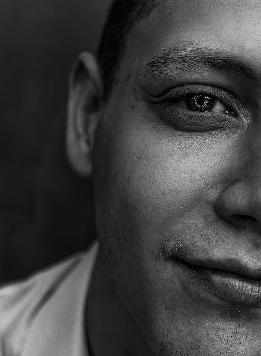 face man's face portrait