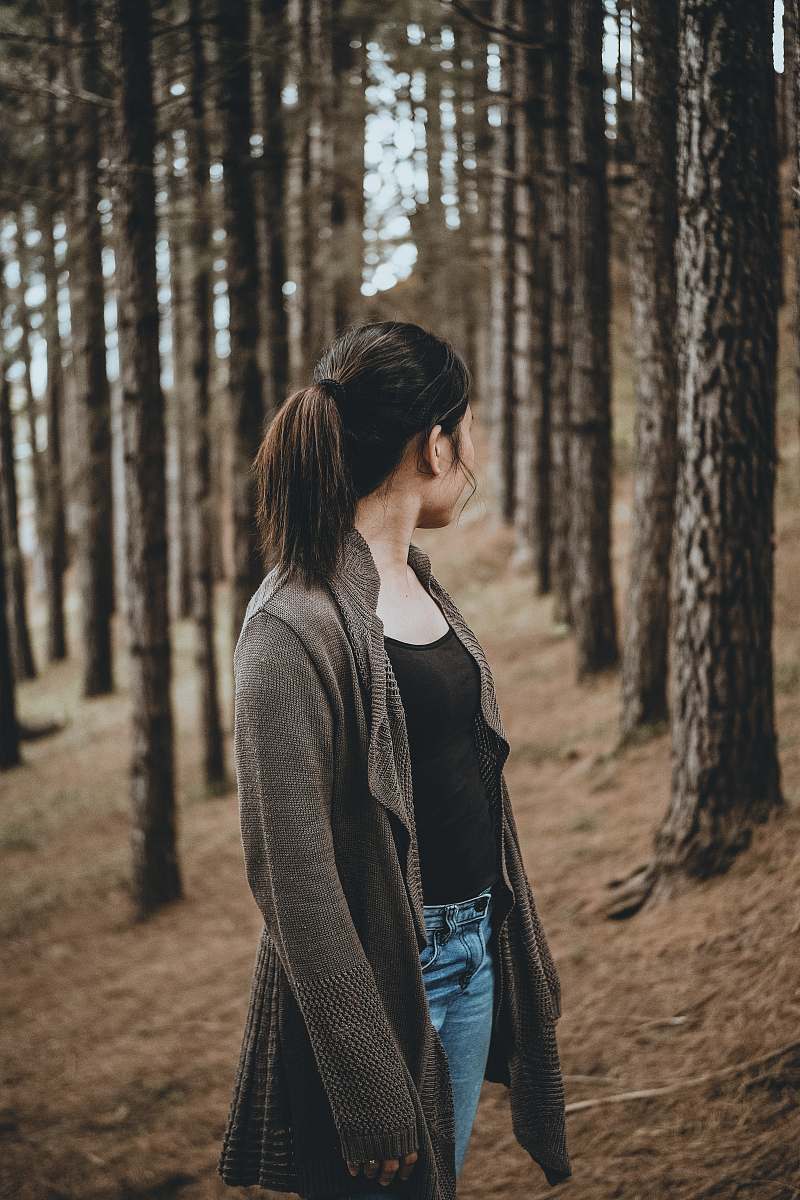 People Selective Focus Photography Of Woman Looking Back Person Image ...