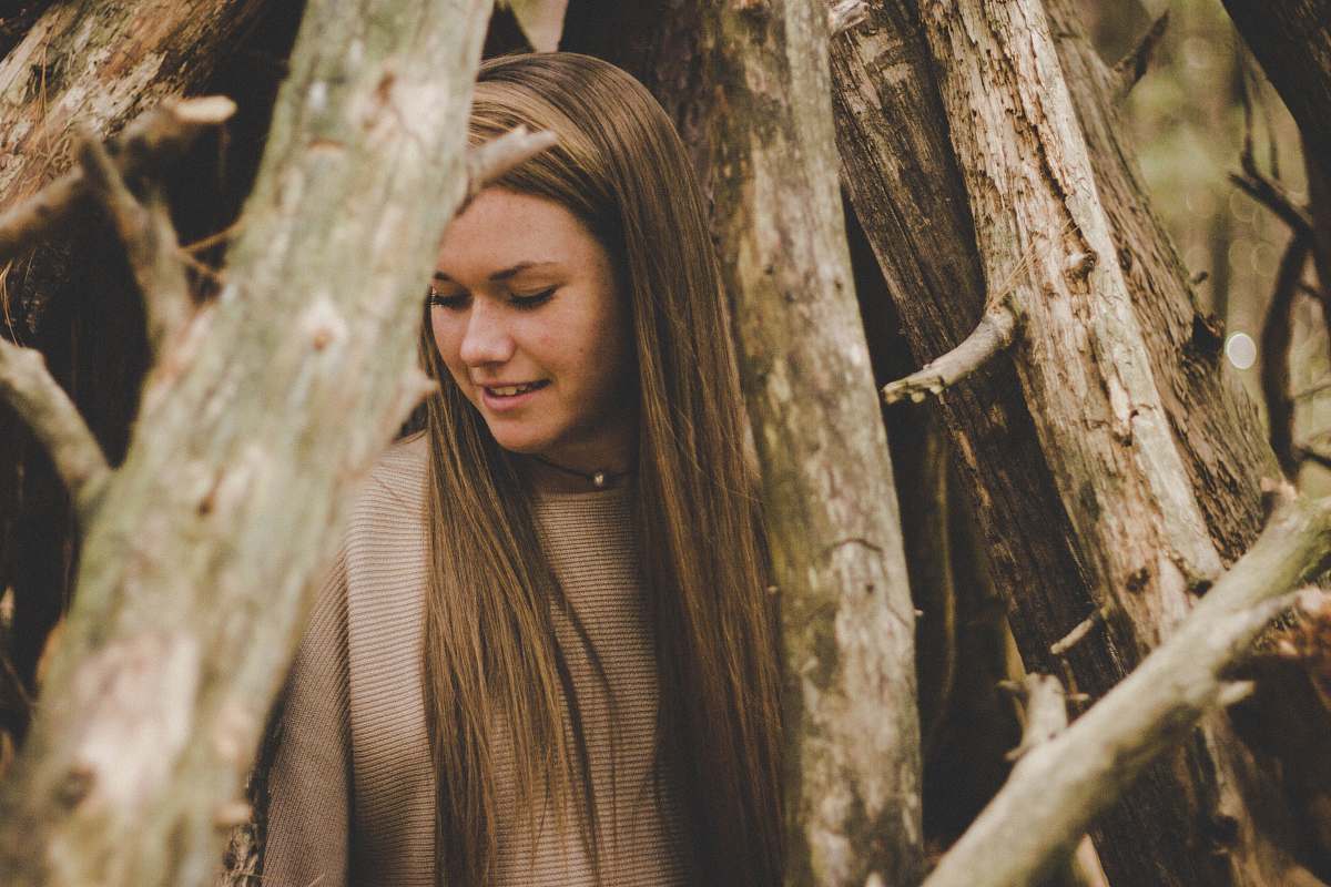 people woman inside trees person