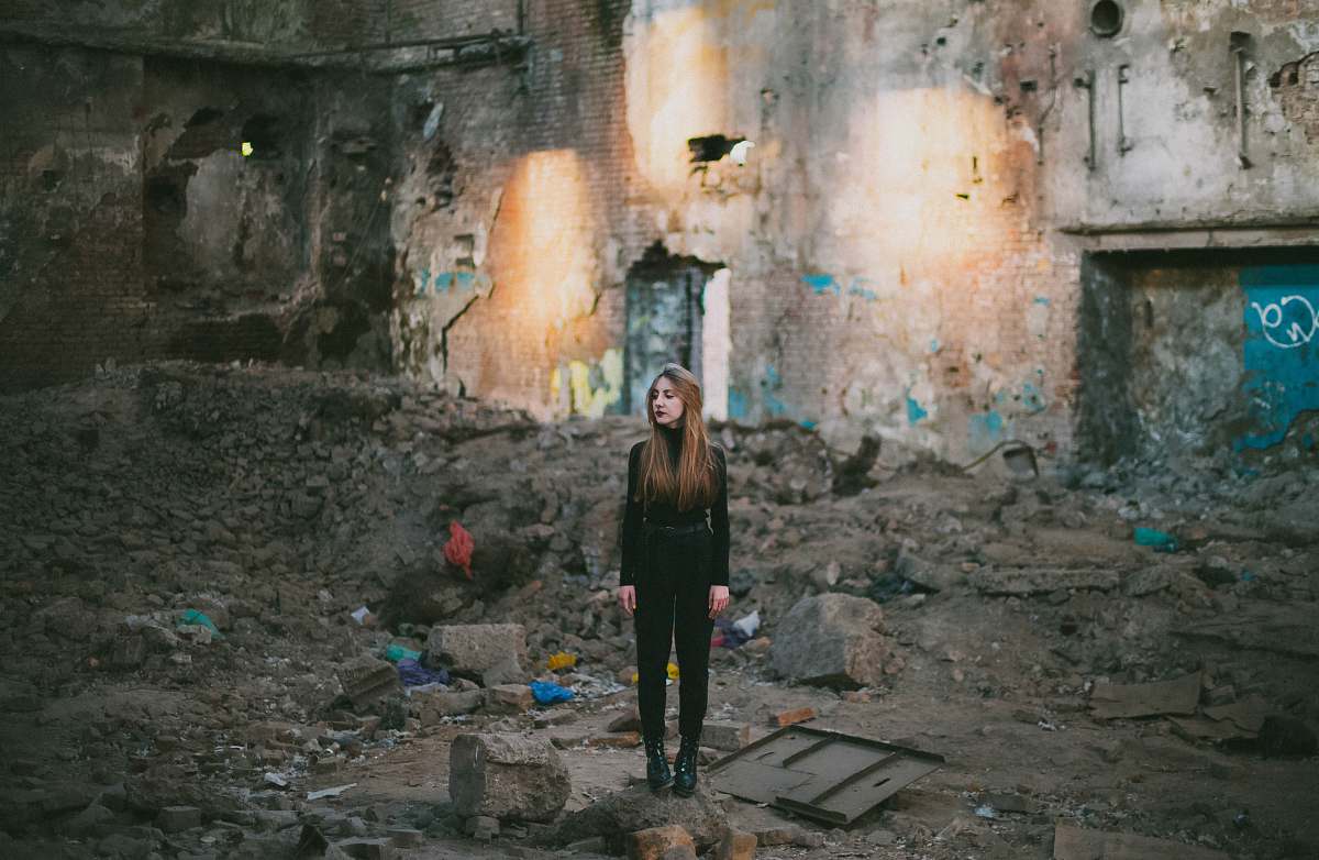 people woman standing near building during daytime person