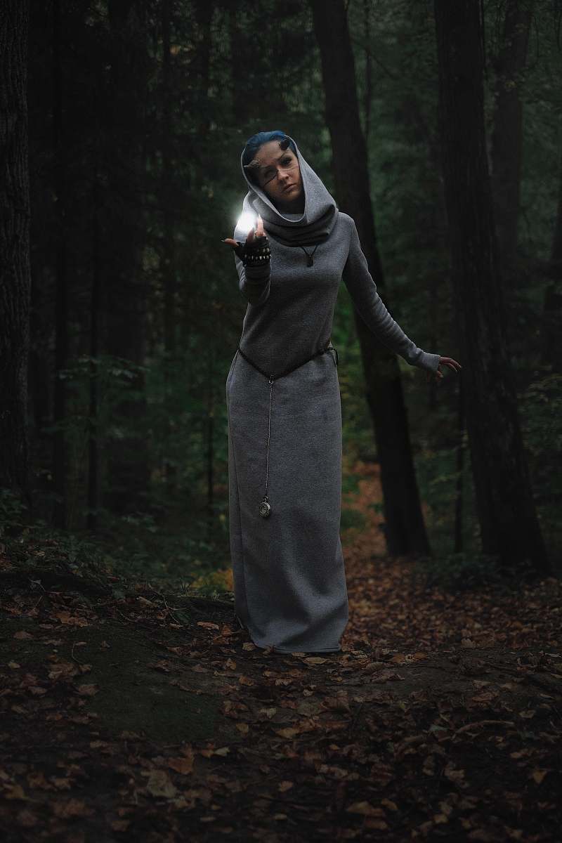 people woman wearing long dress person