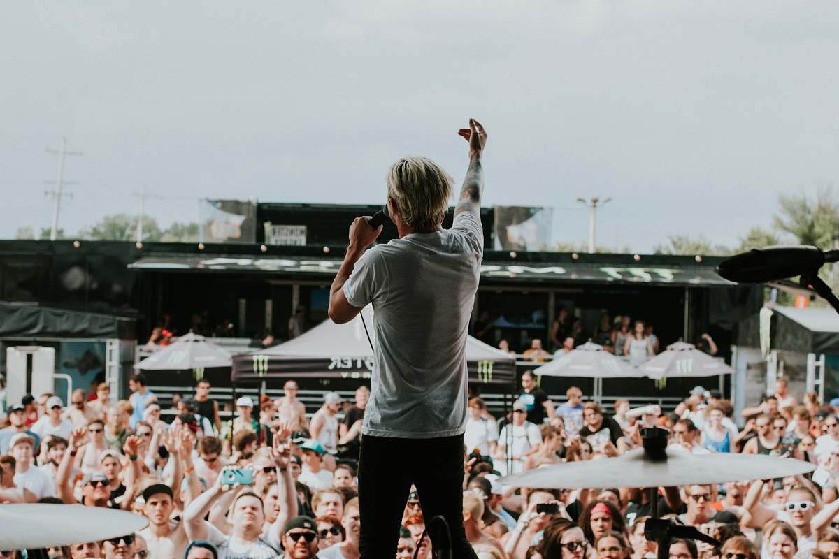 human man in white t-shirt person