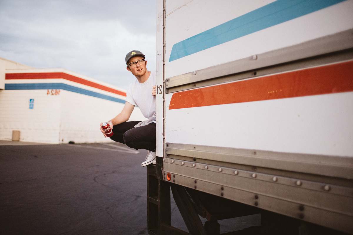 person man on truck during daytime human